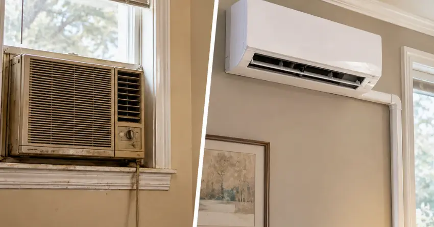 before and after AC installation Ontario