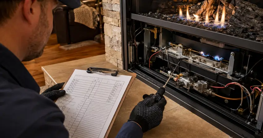 fireplace fix diagnostic checklist gas fireplace repair in Ontario