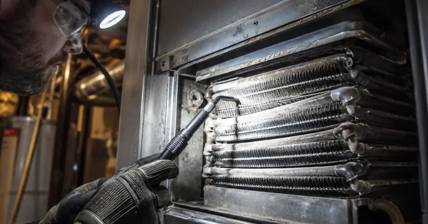 furnace maintenance near me heat exchanger inspection Ontario residential