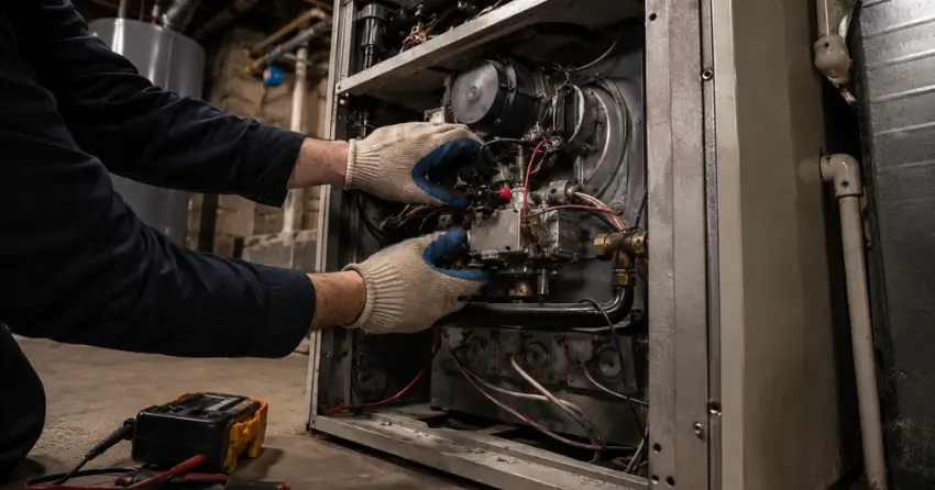 furnace maintenance near me service call Ontario urgent response