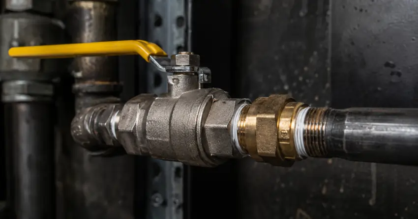 gas shutoff valve and fitting installation Ontario