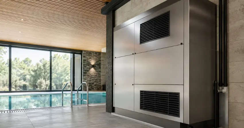 indoor pool room humidity control dehumidifier system Ontario
