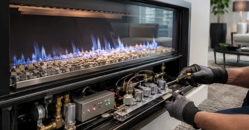 gas fireplace combustion safety service Ontario