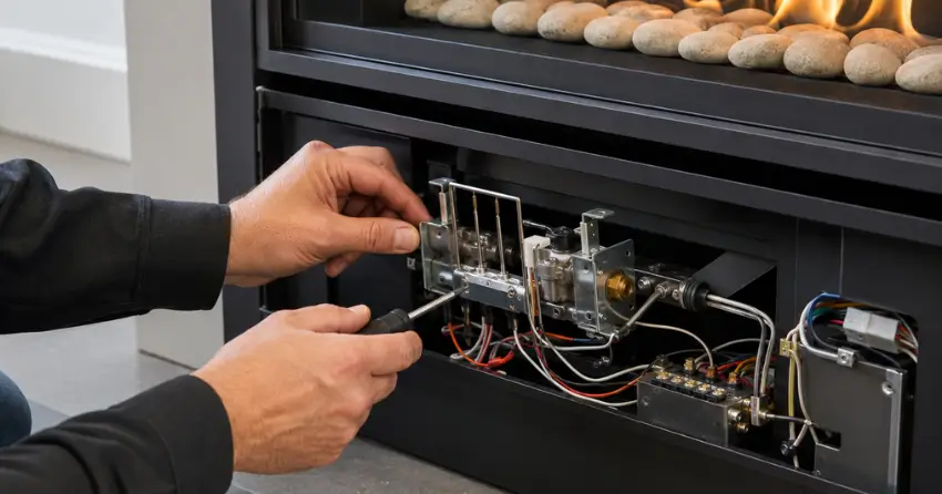 service fireplace electronic ignition system inspection